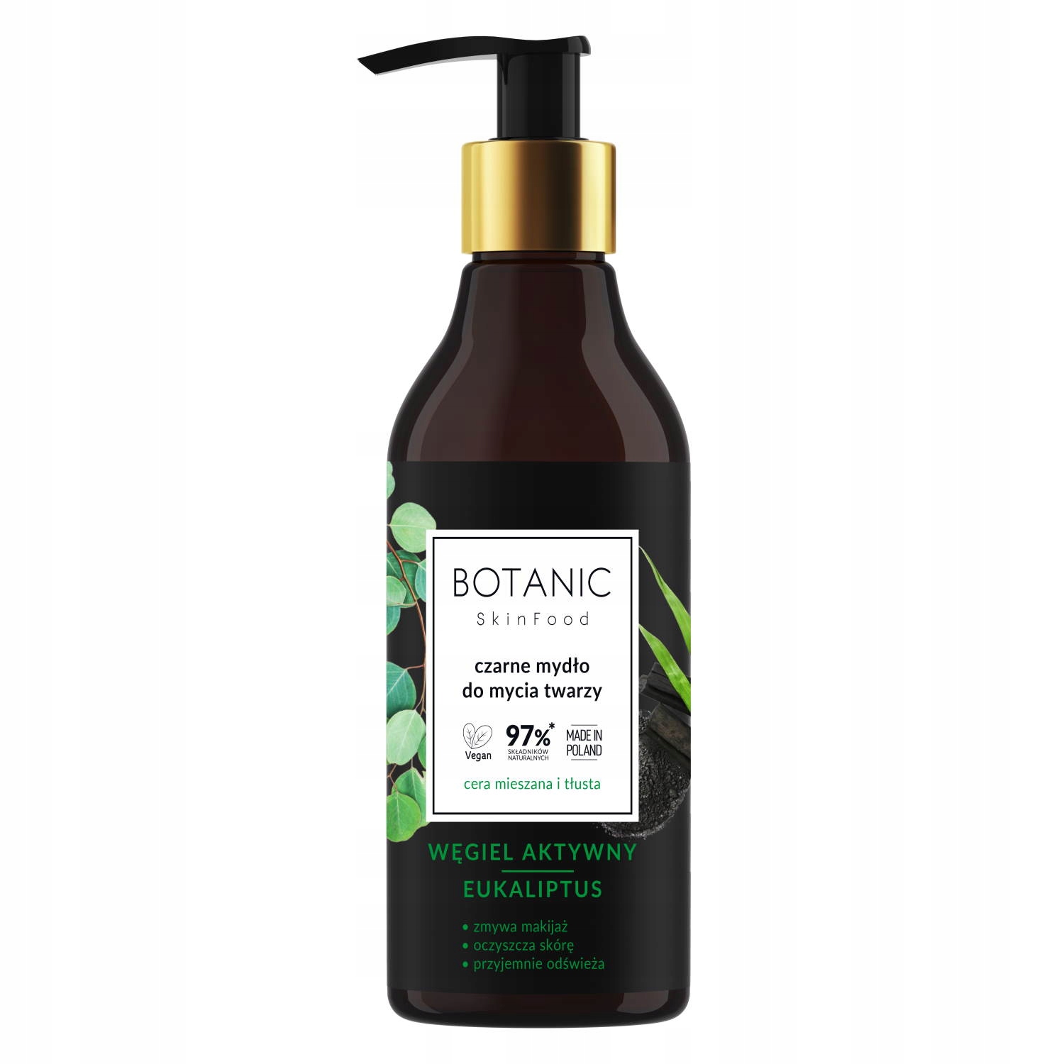 

Botanic Skinfood Czarne Mydło Do Mycia Twarzy 250m