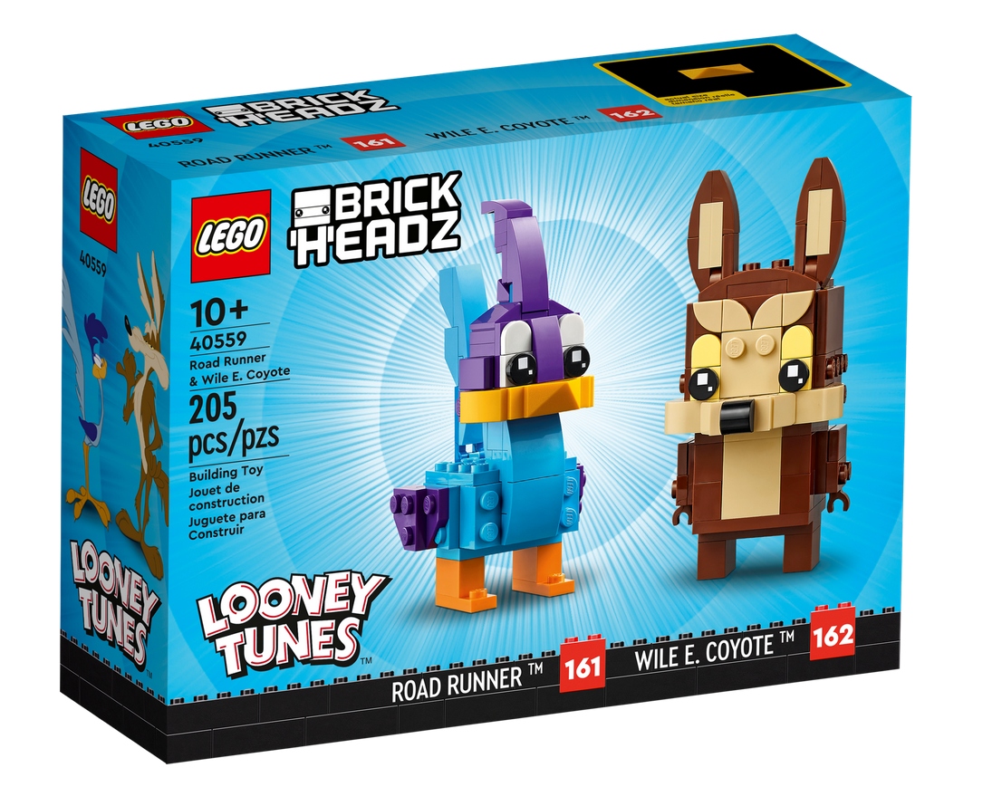 LEGO 40559 BRICKHEADZ STRUŚ PĘDZIWIATR KOJOT WILUŚ