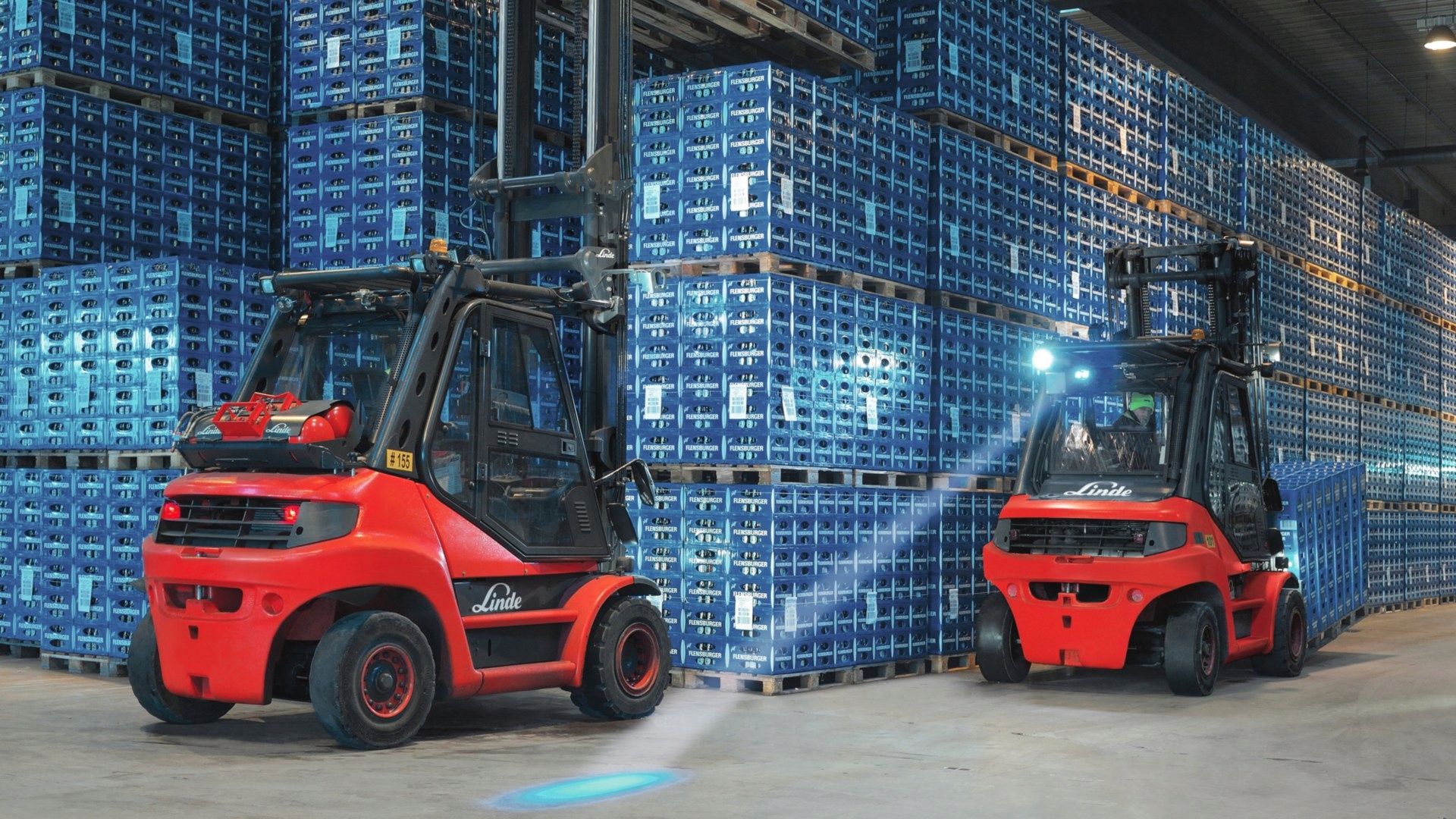 LAMPA ostrzegawcza CLARK HYSTER LED BLUE SPOT MINI Parts manufacturer n other manufacturer