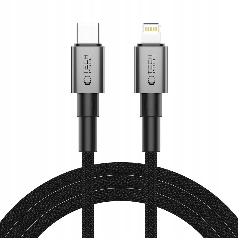 Tech- Protect Ultraboost Dna Lightning Cable Pd 27W 3A 200CM Iron Grey
