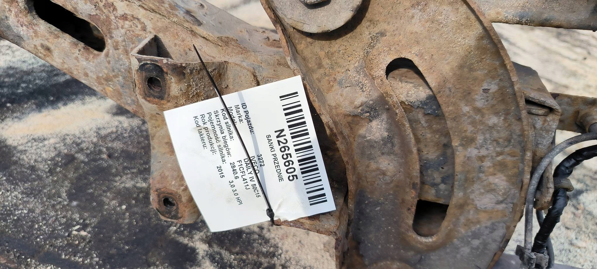 axle beam front IVECO DAILY IV 50C15