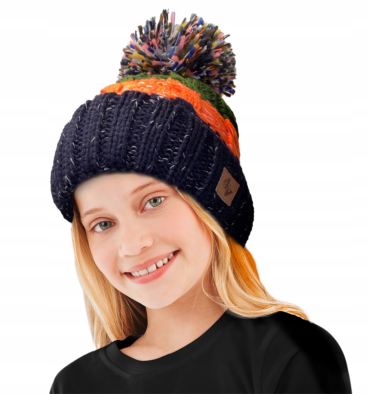 

Zimowa Czapka Dla Dzieci Unisex Ciepła z Polarem