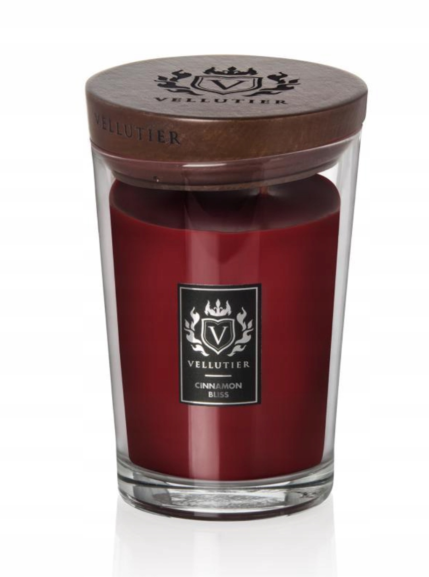 Vellutier Svíčka Velká Sklenice Cinnamon Bliss