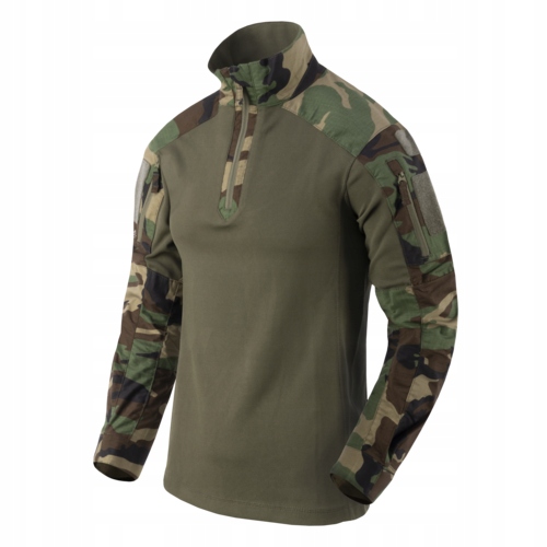 Mikina Mcdu Combat Shirt Helikon Us Woodland vel. L
