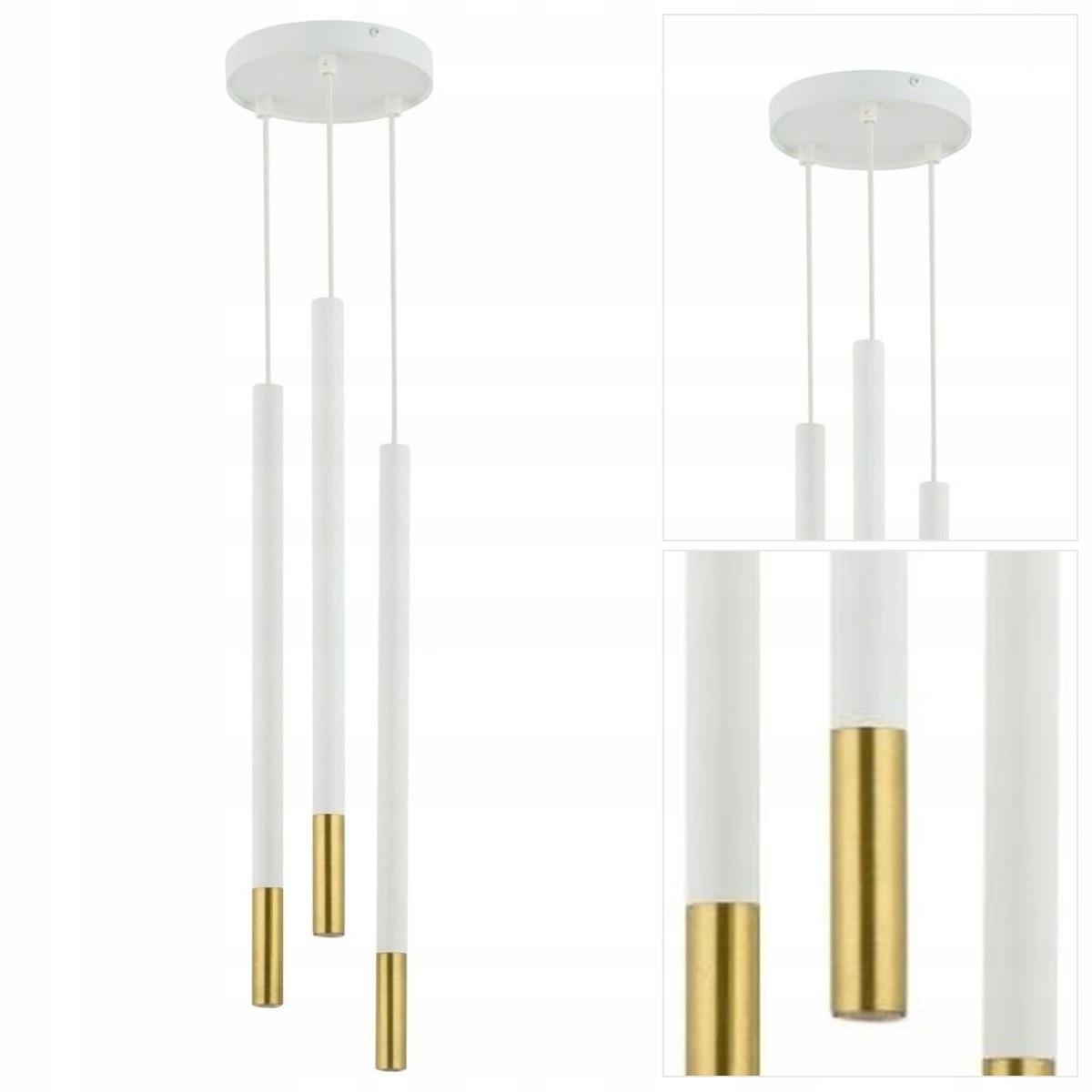Závěsná lampa zlatá Sopel Due 3 trojitý bod nad barem Sigma Lighting