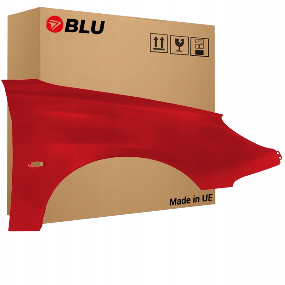Blu Blatník Peugeot 206 CC Ekb pravý červený 98-09 přední