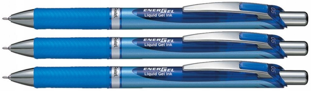 

Pióro kulkowe cienkopis Pentel EnerGel 0,5 mm x 3