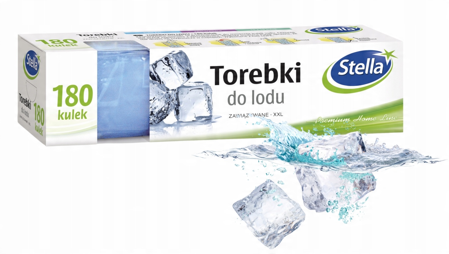 

Woreczki do lodu XXL 180 Kulek Stella