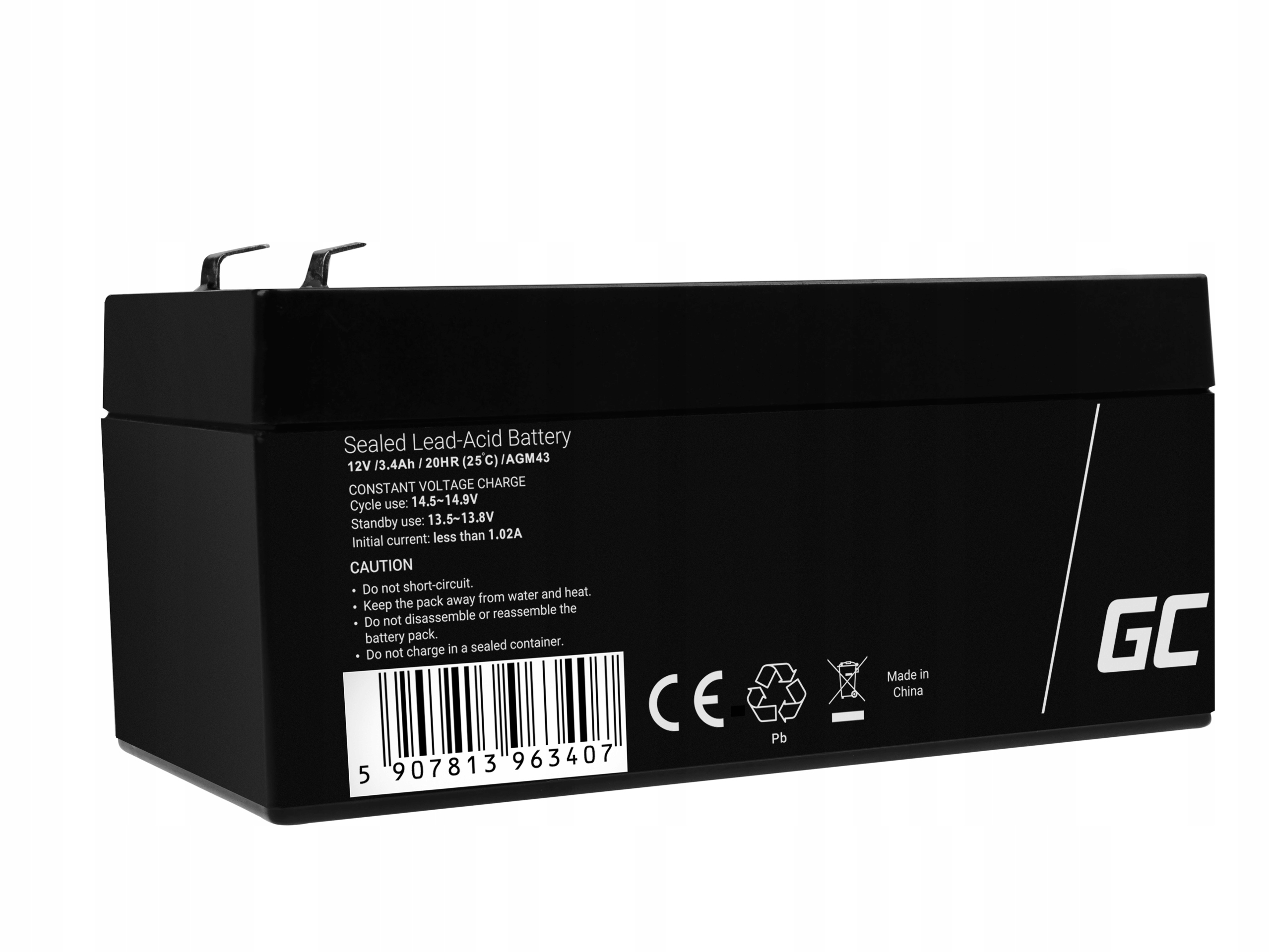 Agm Green Cell akkumulátor 12V 3.4Ah