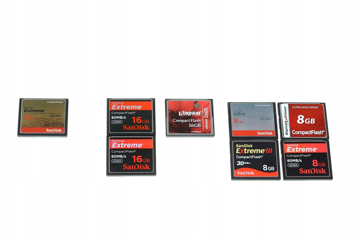 CompactFlash CF 64 SanDisc Extreme UDMA7 120mb/s Klasy prędkości UDMA 7