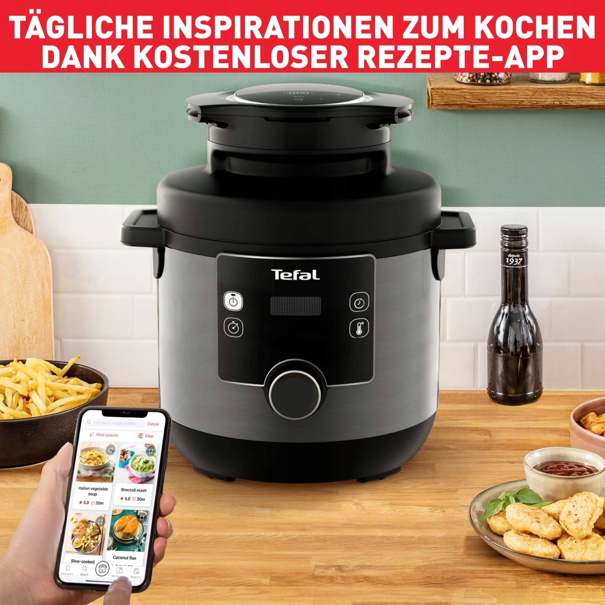 Tefal CY7788 Turbo Cuisine & Fry wielofunkcyjny szybkowar i frytkownica — miniatura 7