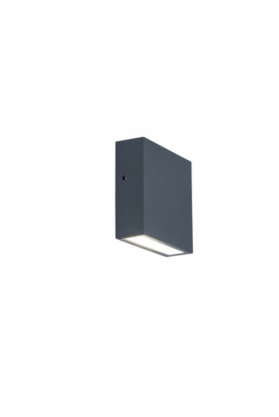 Lutec Gemini Xf Venkovní nástěnné svítidlo IP54 Led 9.2W 4000K Antracit hliník