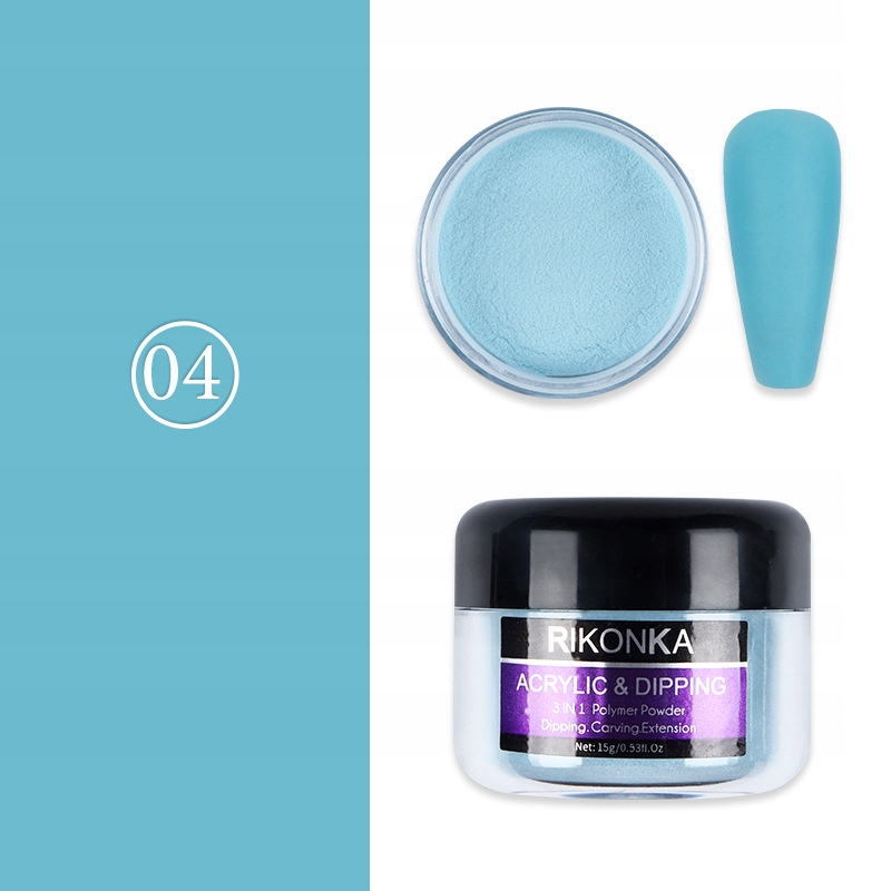 Akryl kolorowy proszek akrylowy 15g do zdobień