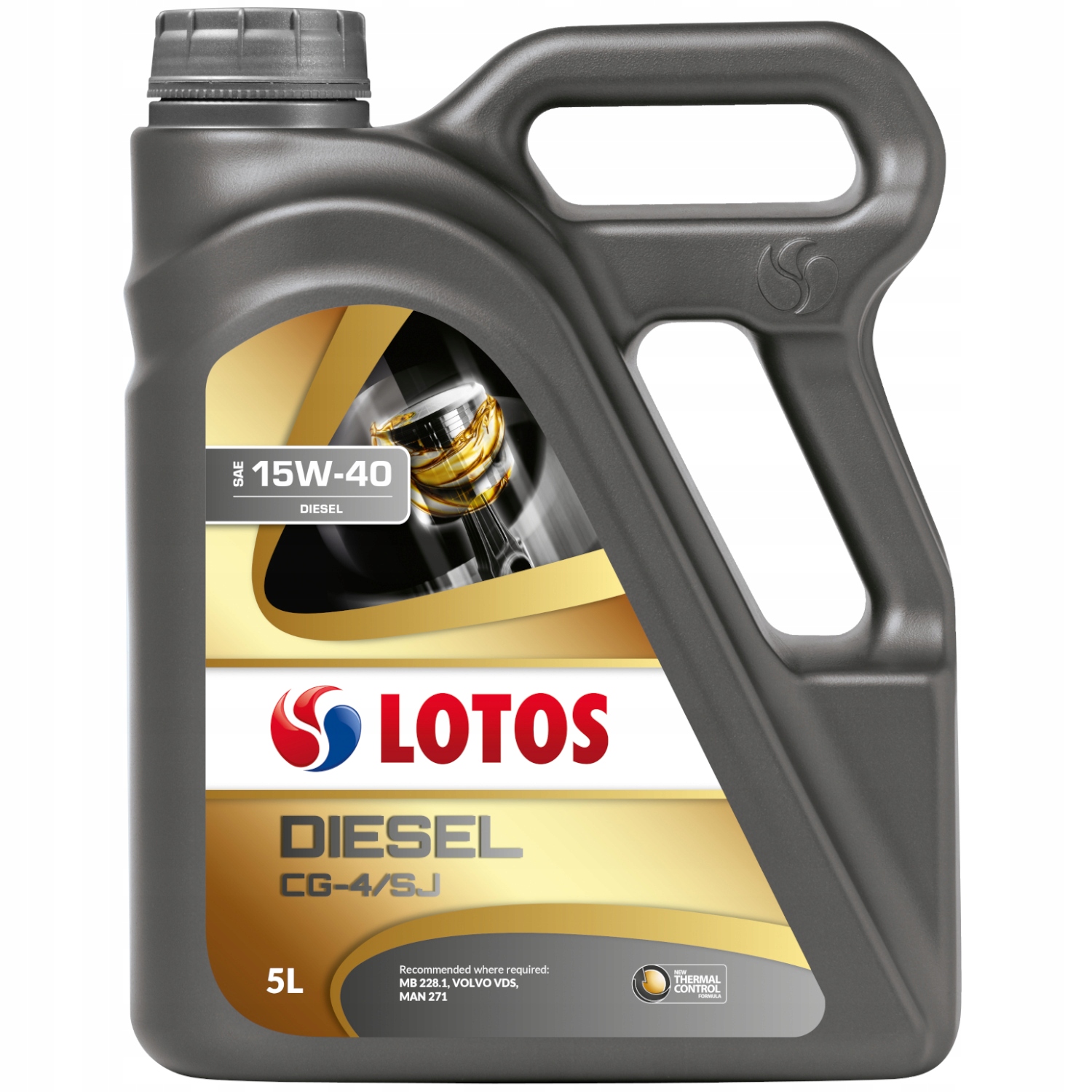 Olej Silnikowy do Samochodów Dostawczych Lotos Diesel CG-4 Sj 15W-40 5L