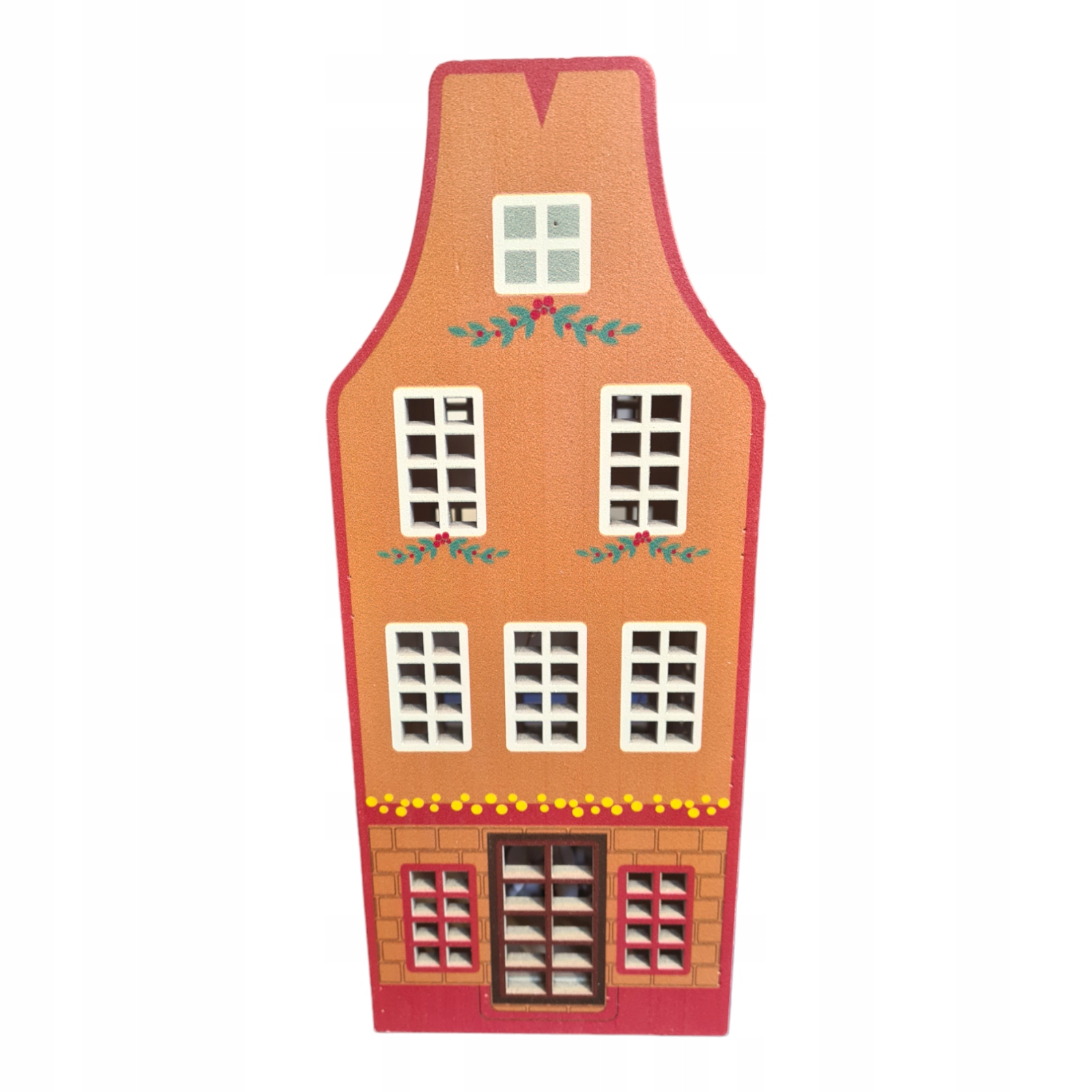 Domek świąteczny drewniany LED