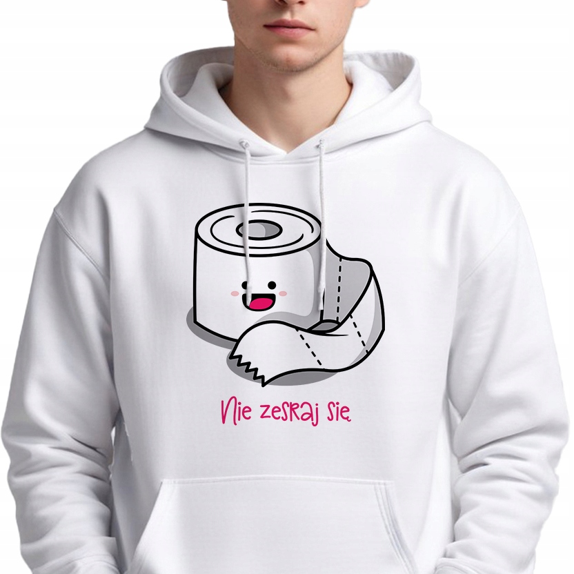 Mikina Unisex Bílá Veselý Dárek Pro Kamaráda Nežerej se Velikost S