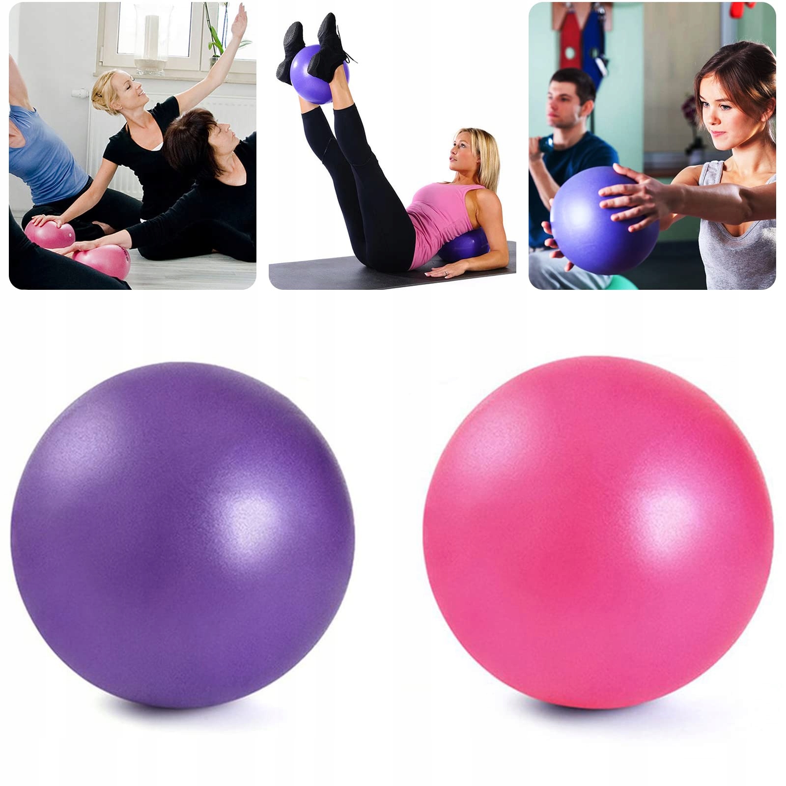 YiYFiT Piłka Pilates 2 Sztuki 25cm Mini Piłka do Ćwiczeń Fitness Pilates — miniatura 2