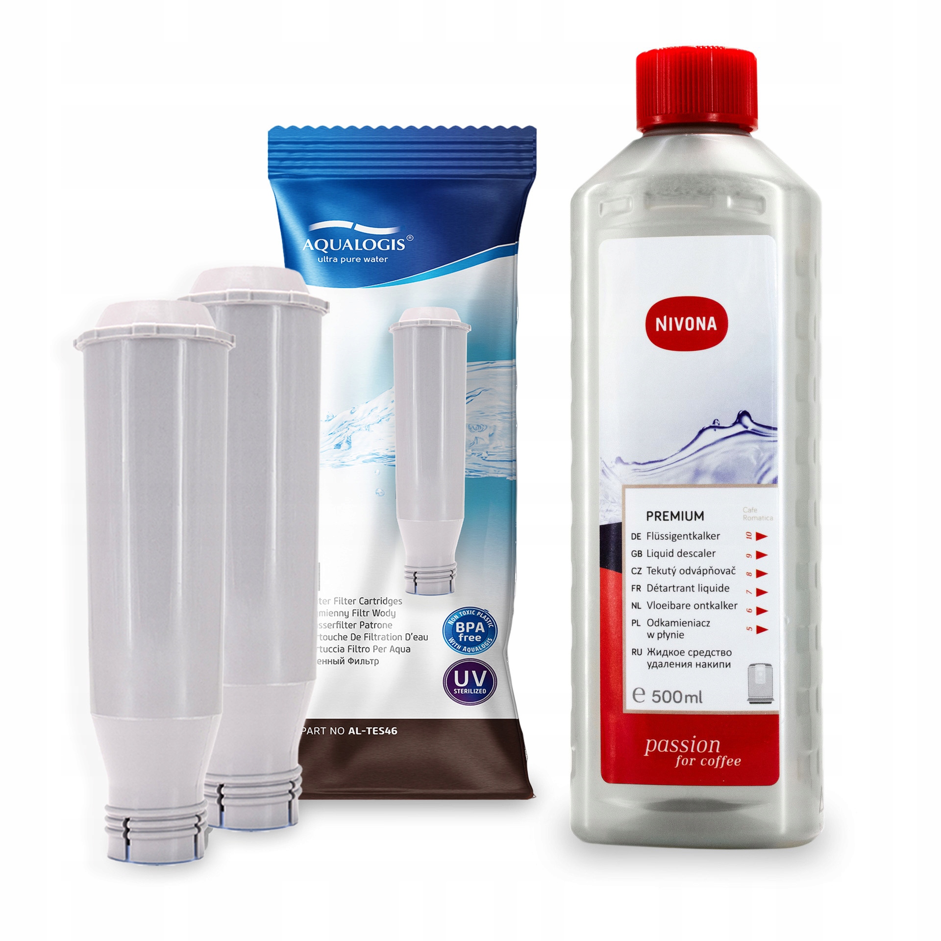 x2 Filtr do kávovaru Nivona AL-TES46 Odvápňovač NIRK703
