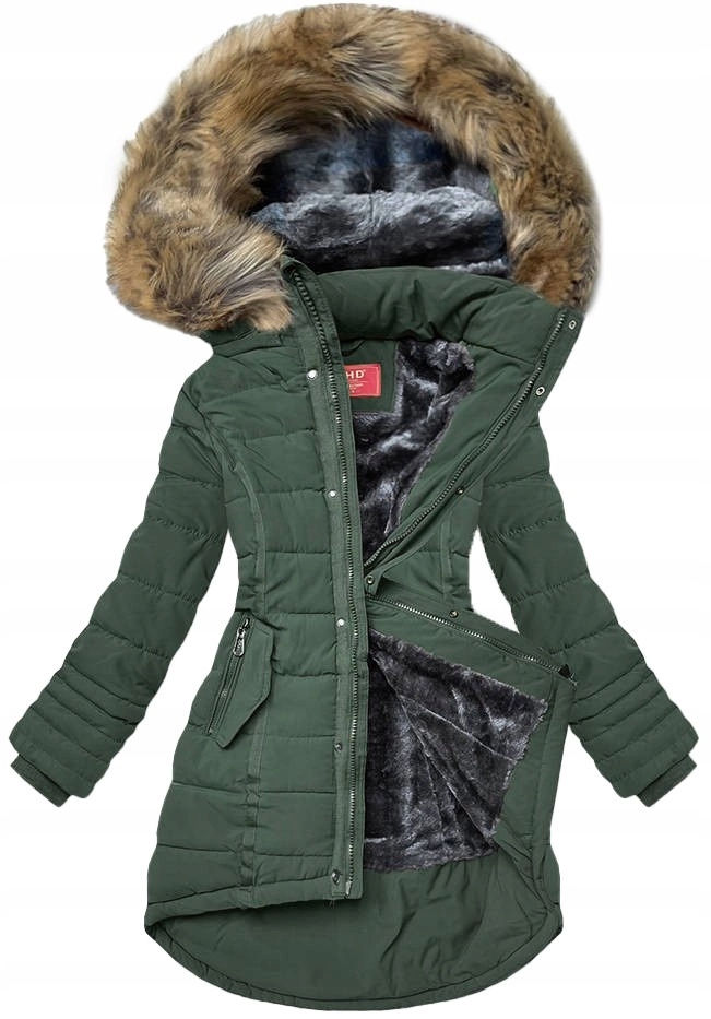 Zimní Bunda M-21301 Zelená XXL (44)