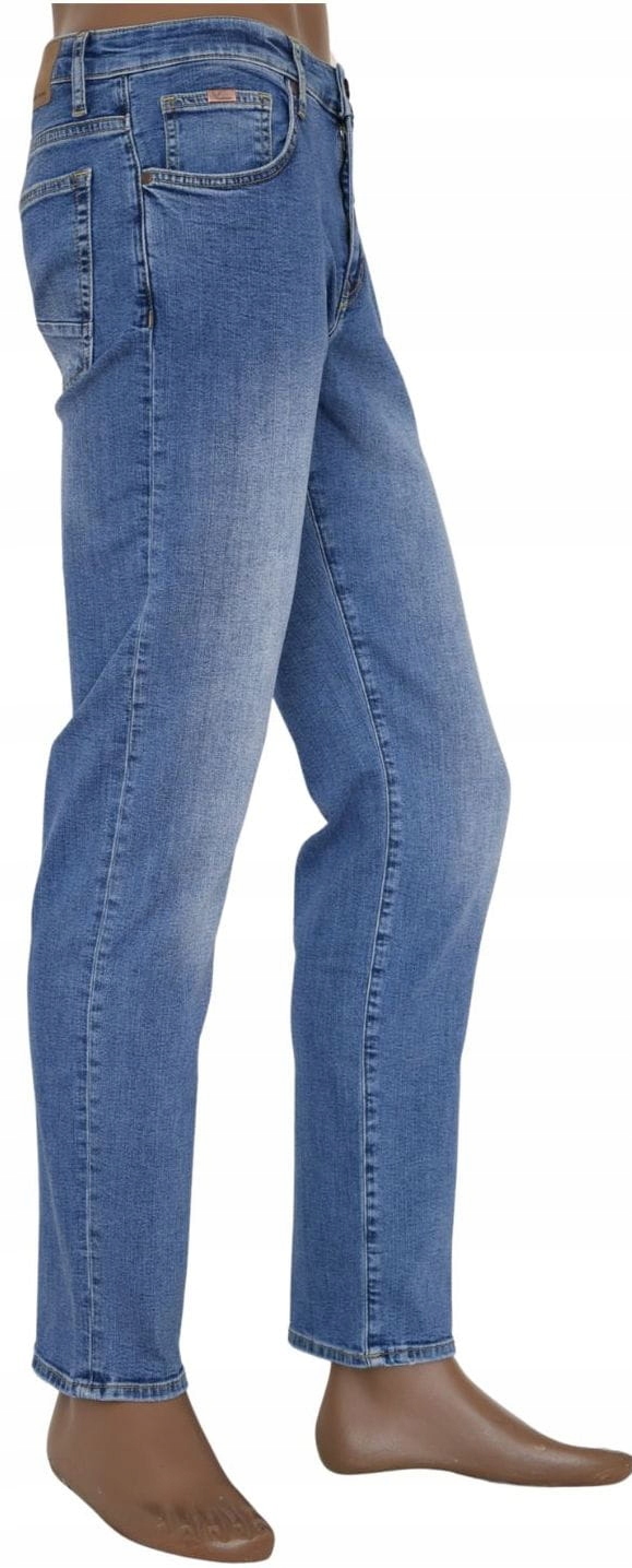 Pánské klasické modré pohodlné elastické džíny Ventana 981-066 40/32