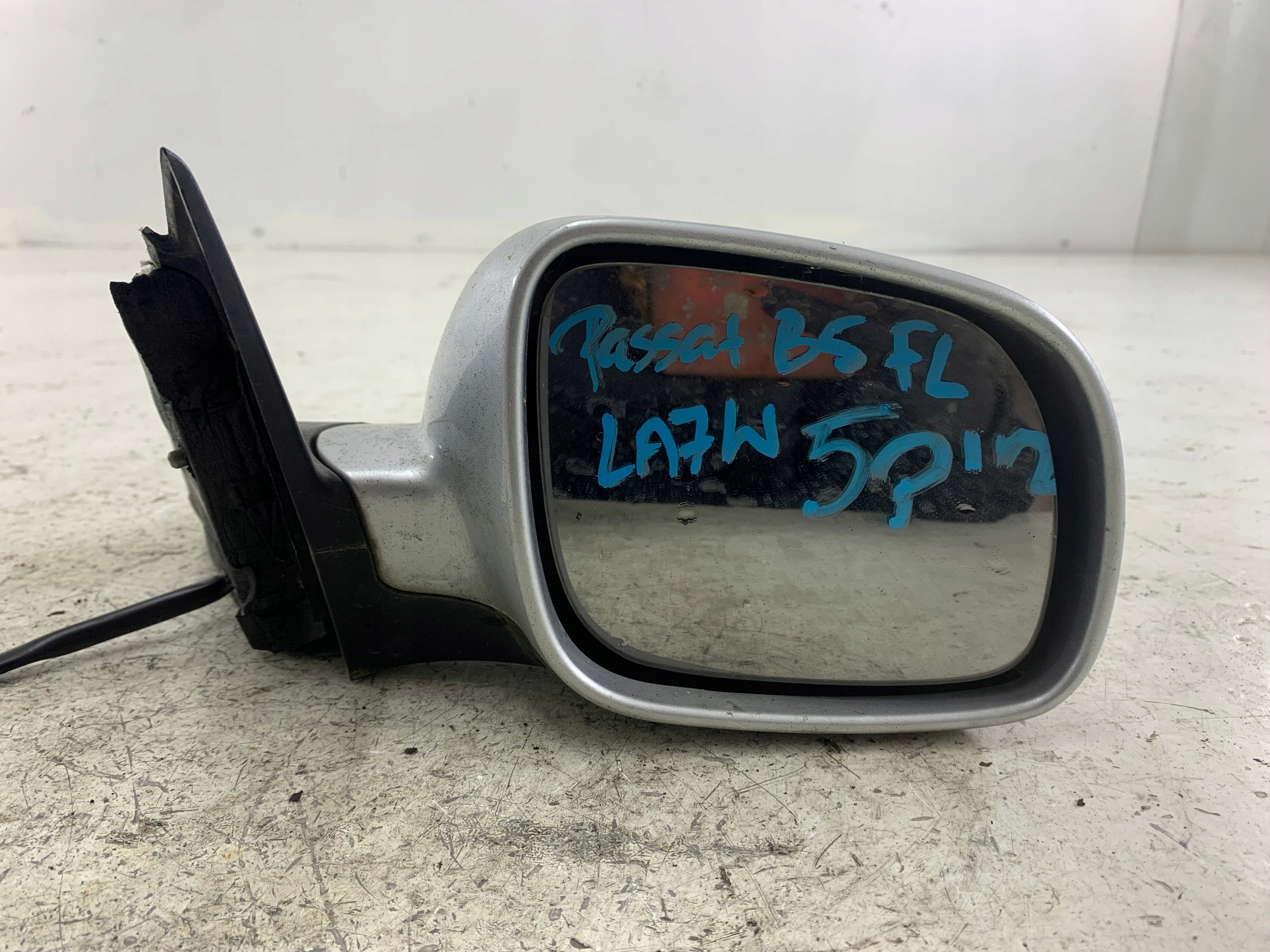 VW PASSAT B5 LIFT mirror right LA7W 5 PIN