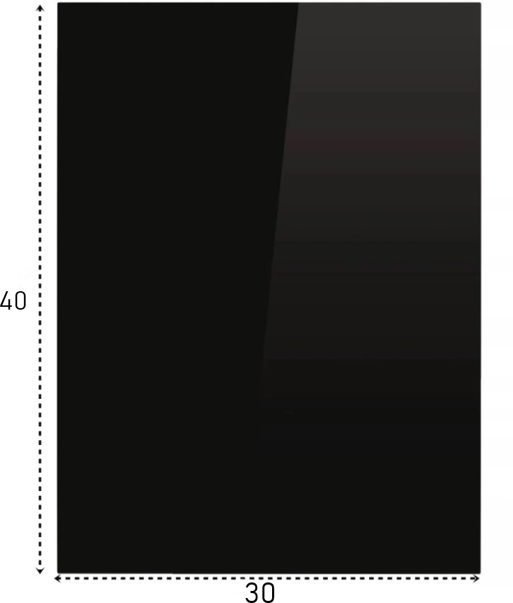 СТЕКЛО ЛИСТ ПОД ПЕЧЬ КАМИН КОЗА 40X30 ЗАКАЛЕННАЯ EAN 5903515650324