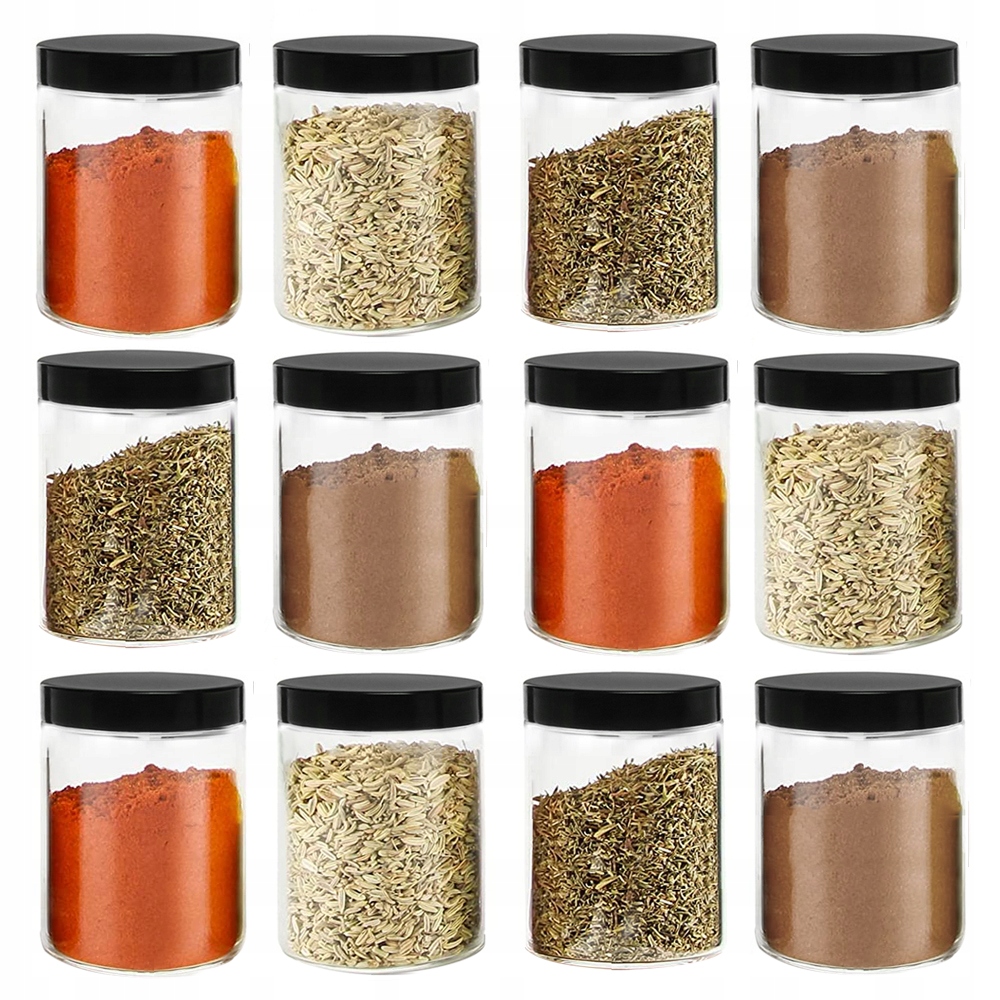 

Słoik pojemnik plastikowy przyprawy 100ml x12