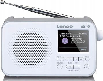 Radio Lenco PDR-035BK DAB+ FM RDS BT AKUMULATOR Radio DAB+ FM