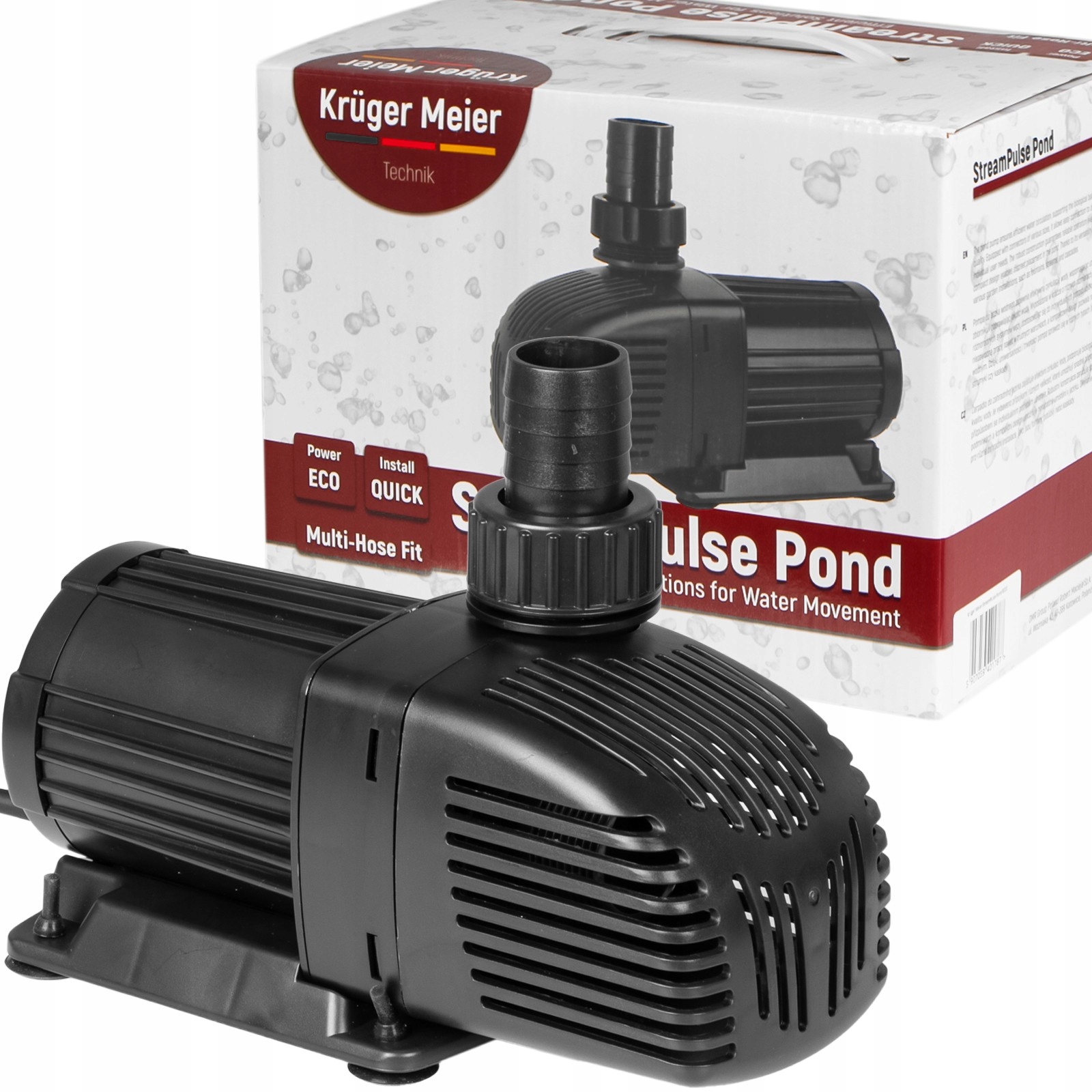 Vodná Pumpa Jazierko Ponorná Fontána 8000 L/h Energeticky Úsporná