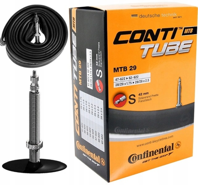 

Dętka Mtb Continental 29er x1,75'' 2,5'' presta
