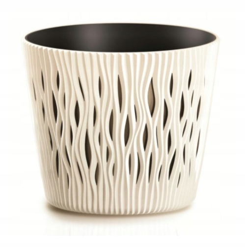 

Doniczka Sandy Round Dsr 130 krem Prosperplast