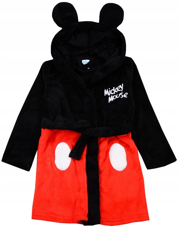 

Myszka Mickey Szlafrok Ciepły Miękki 116/128 E012C