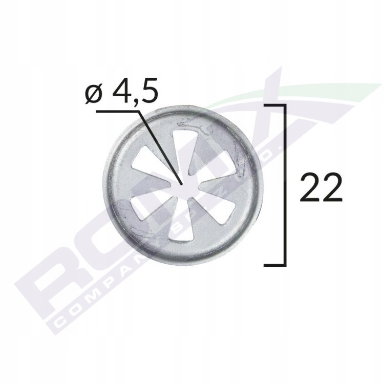 

Blaszka zaciskowa 4,5mm Ford Vw Seat Skoda x10szt