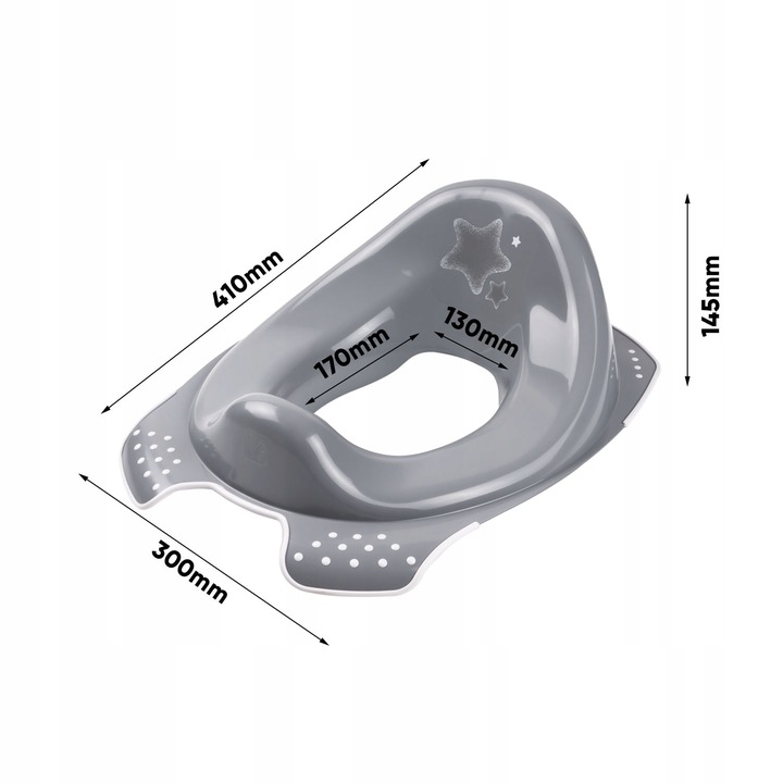 Nakładka sedesowa Keeeper Stars Cosmic szary Marka Keeeper