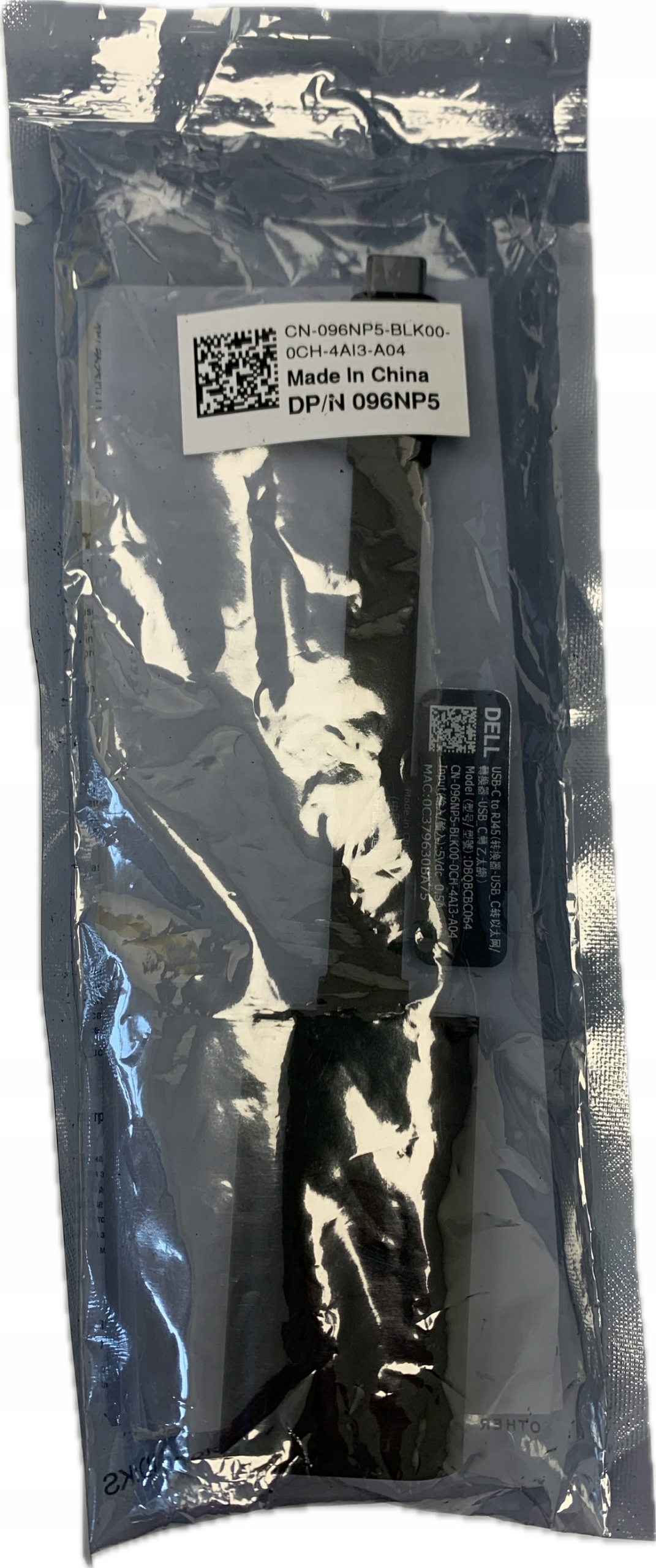 DELL adapter CON DNGL TYPECTORJ45, 096NP5