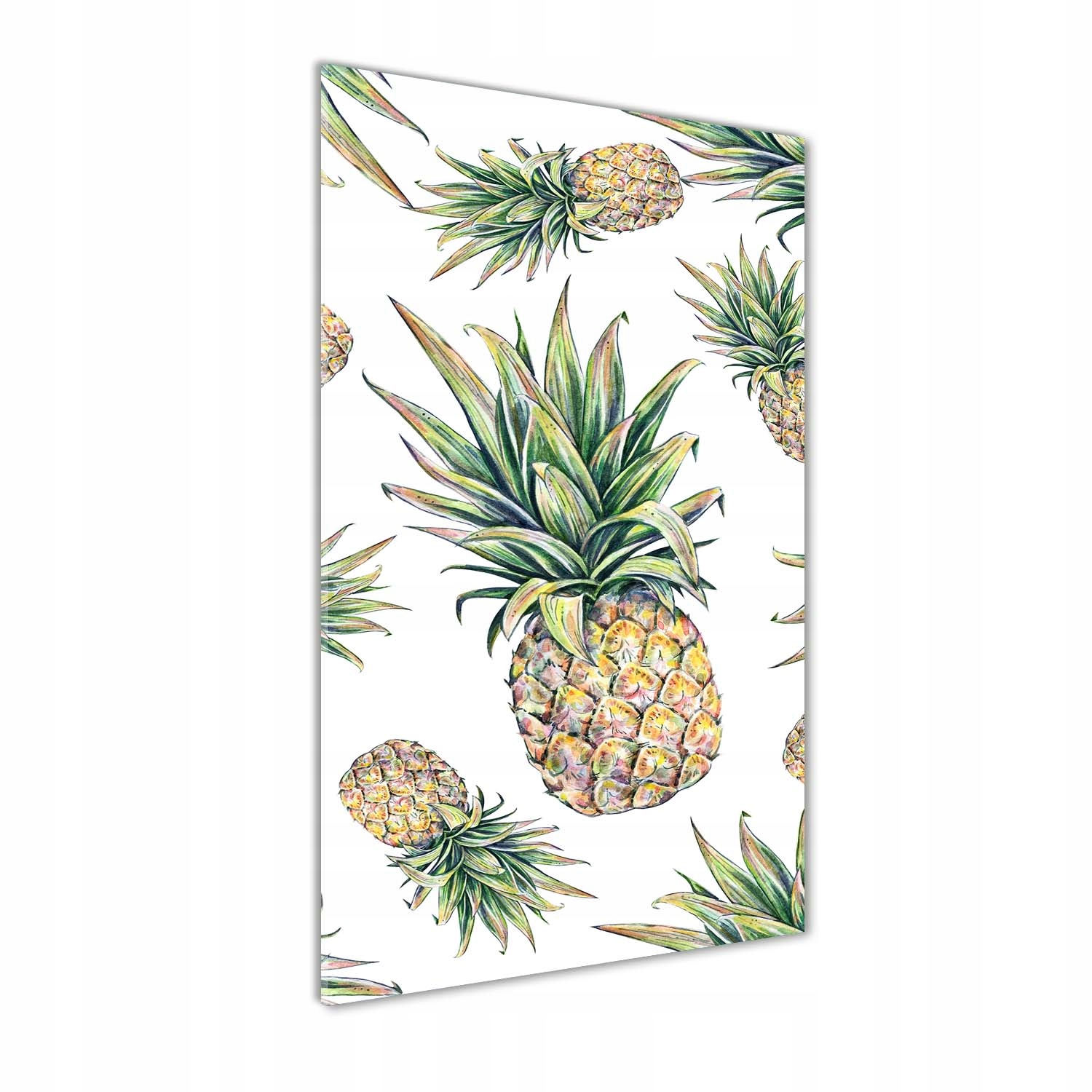 Fotoobraz na skle Ananasy 50 x 100 cm