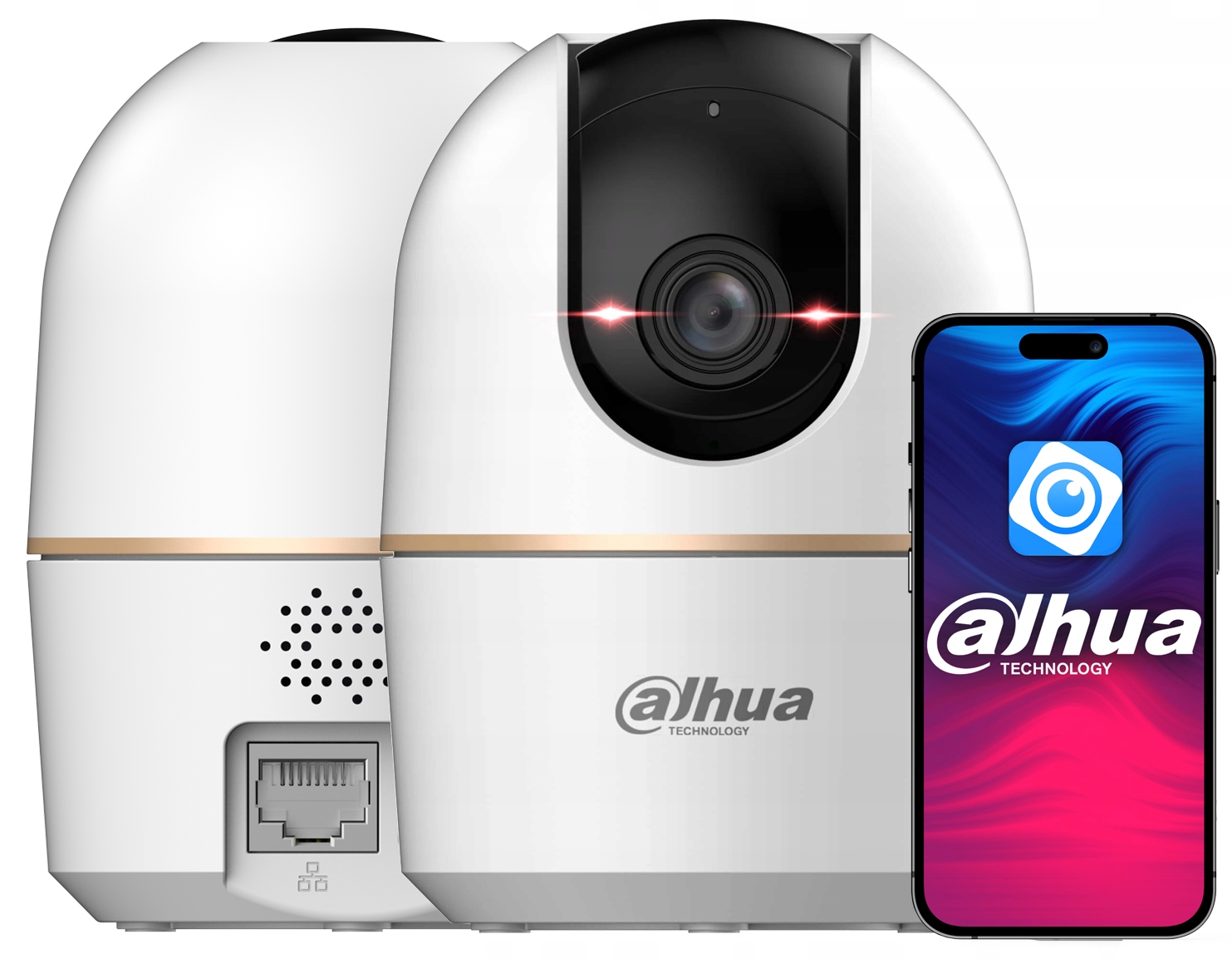 WiFi kamera vnitřní chůvička 5MPx Dahua Hero Otočný mikrofon Reproduktor