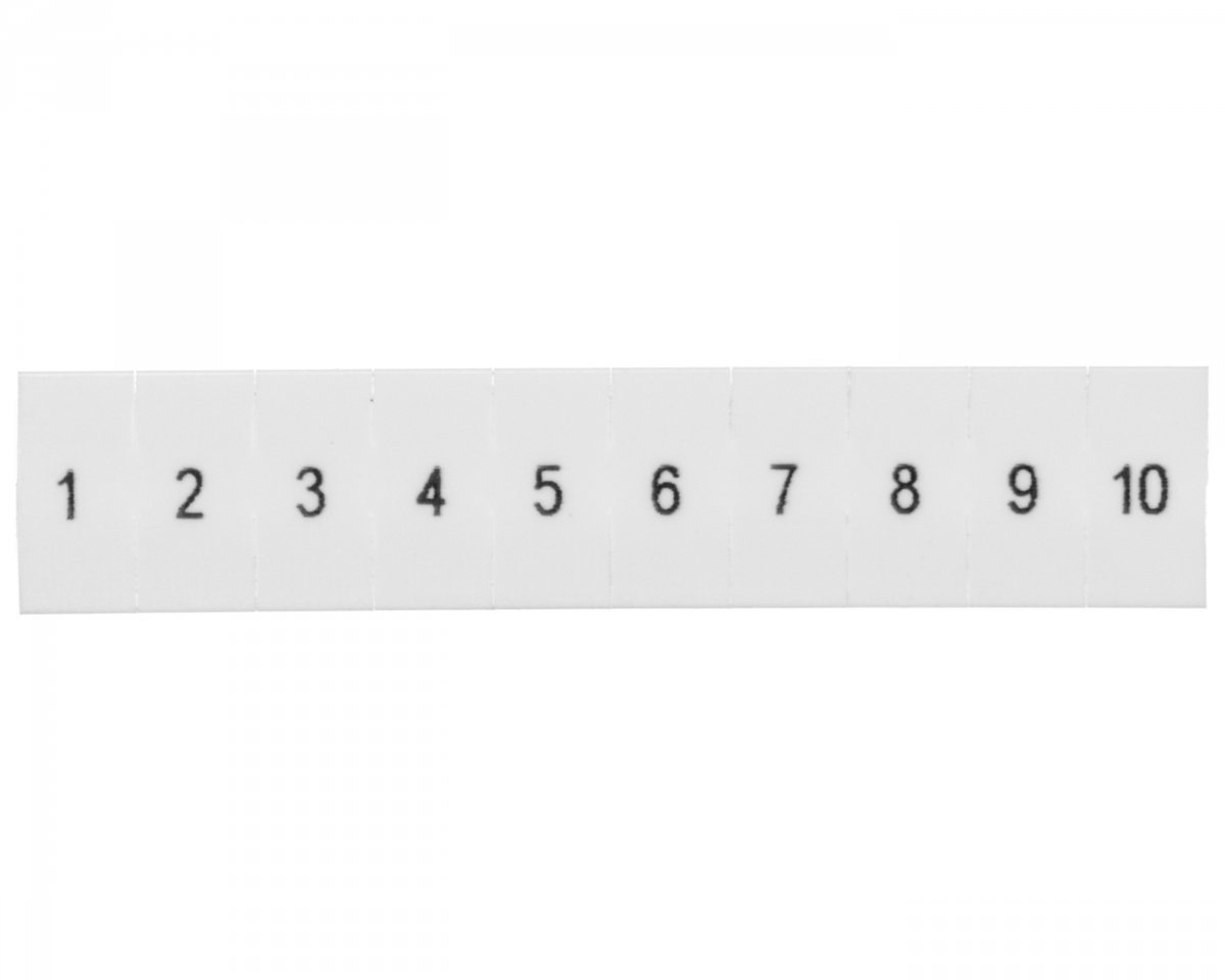 

Przypinany pasek oznaczeń /1-10/ 5mm NSYTRAB510