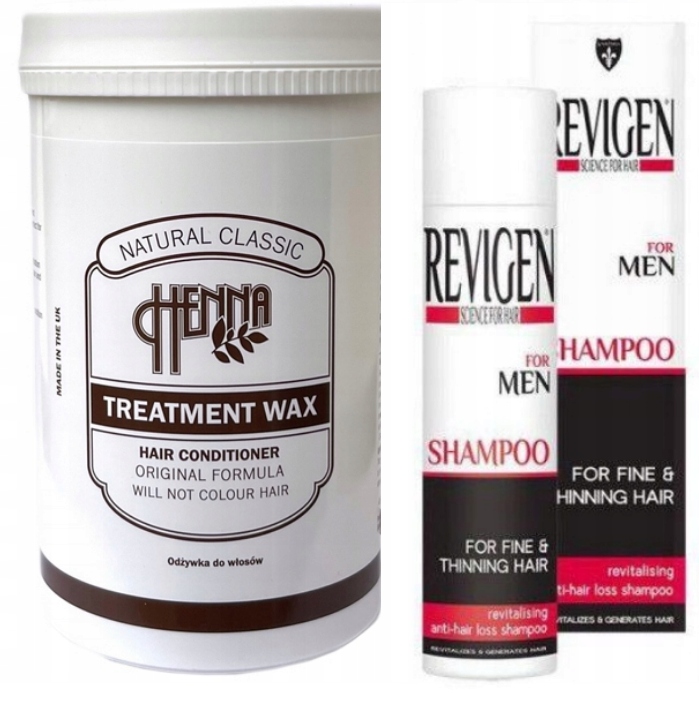 Vosková regenerační maska na vlasy Revigen Šampon pro muže Vypadávání vlasů 250 ml