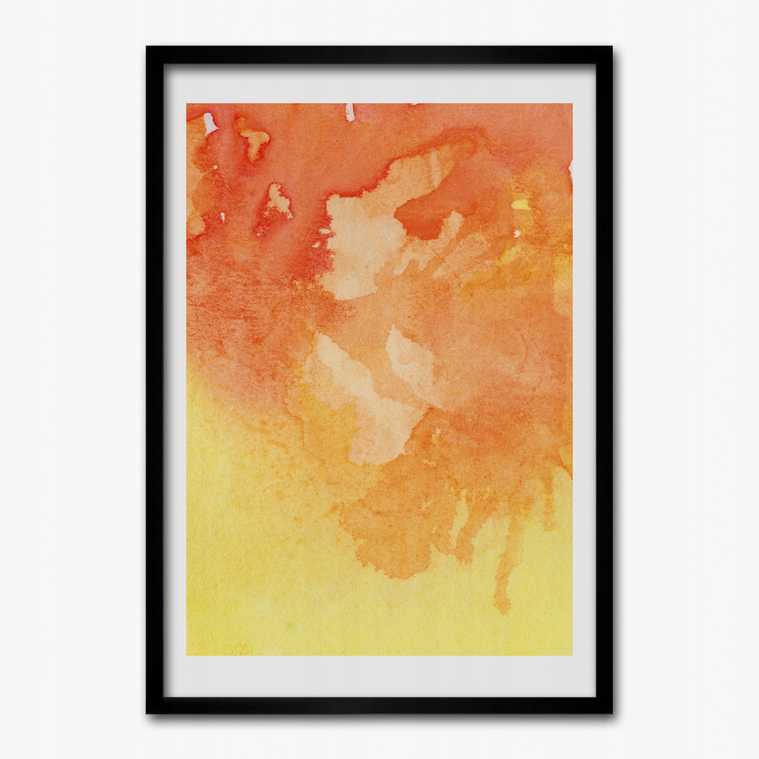 Nástěnný obraz v rámu Oranžová skvrna 70x100 cm