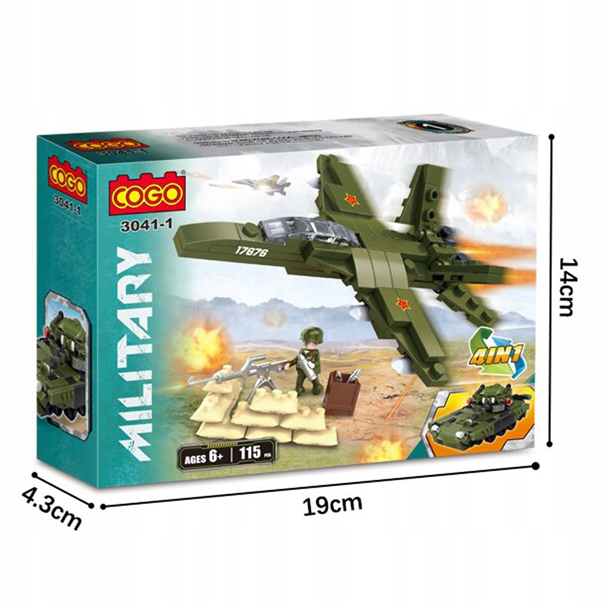 

607119 Klocki Cogo Pojazdy Wojskowe