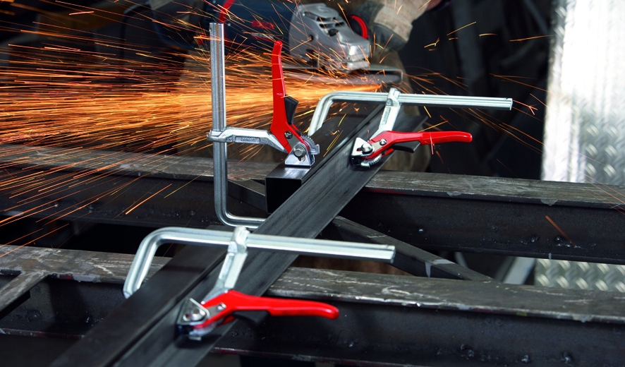 ŚCISK ŚLUSARSKI DŹWIGN STAL 400*120MM GSH40 BESSEY Marka Bessey