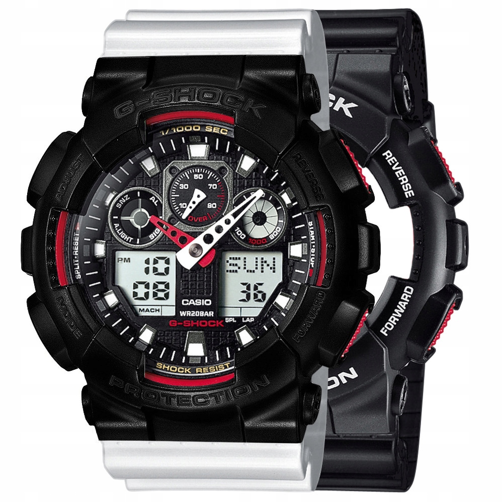 Hodinky Casio G-Shock Set GA-100-1A4ER Bezel 10523429 Pásek 10347710 20