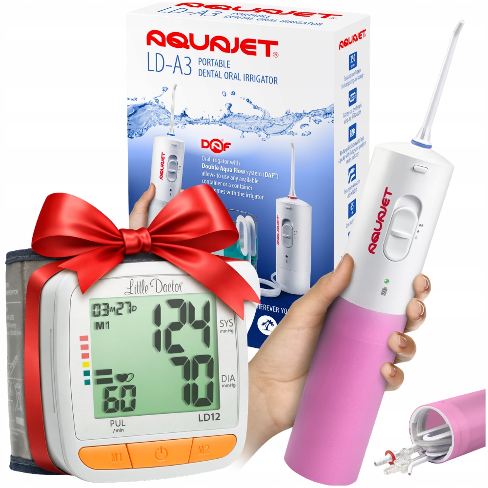 Irygator Do Zębów Jamy Ustnej Przenośny Pulsacyjny Wyjazdy Ciśnieniomierz