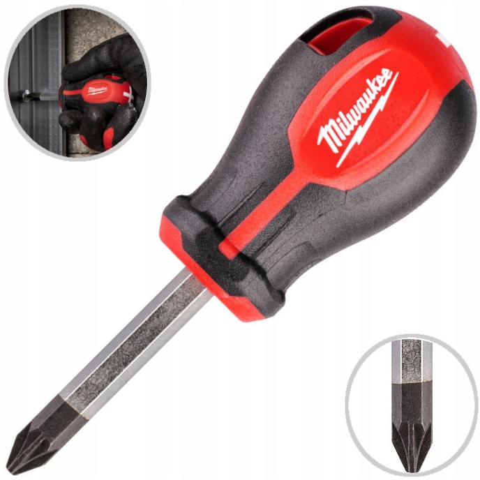 

Milwaukee Wkrętak Śrubokręt Krzyżowy PZ2 Hex 45mm