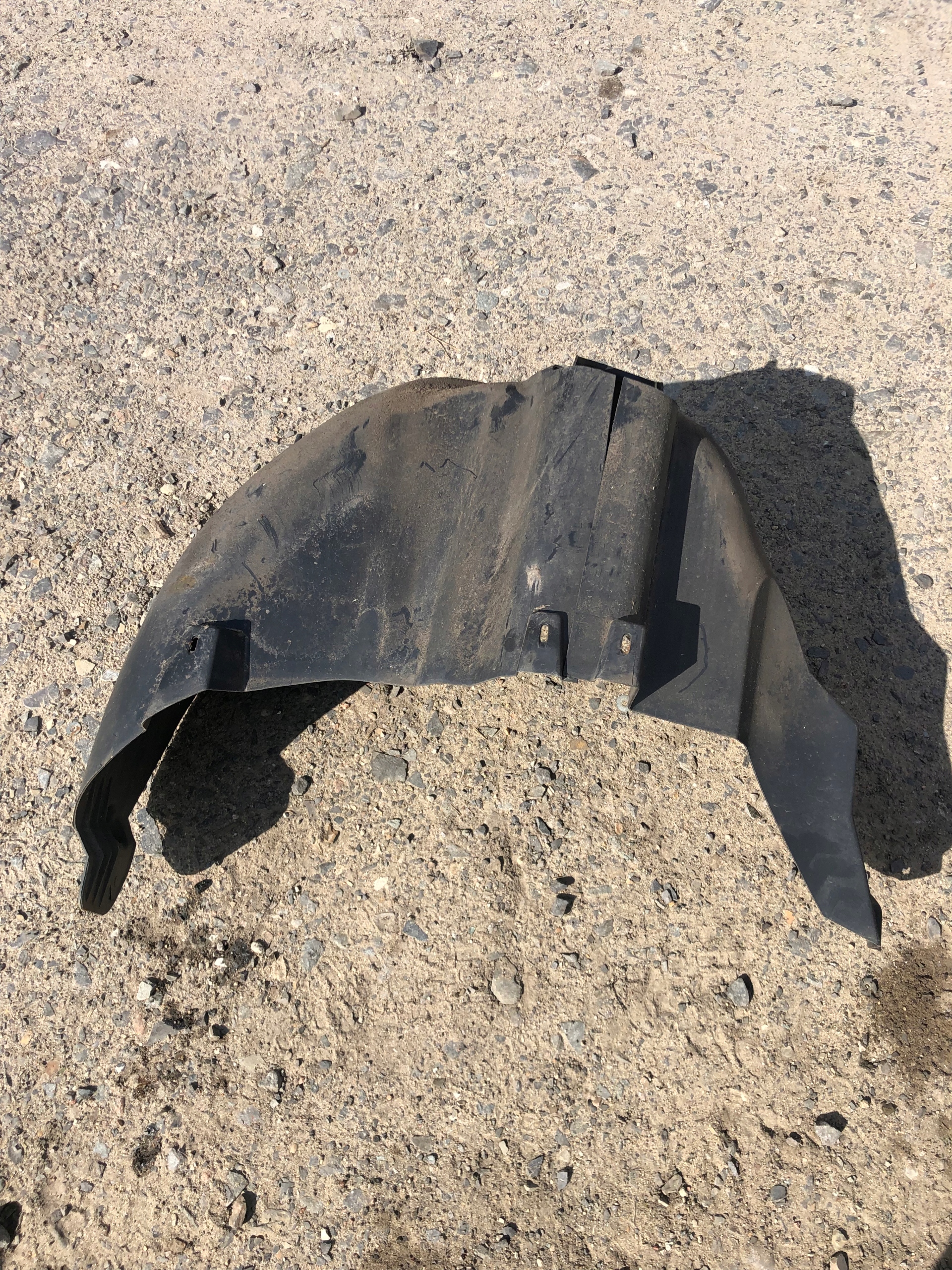 mudguard right rear part SKODA FABIA II 5J6810972