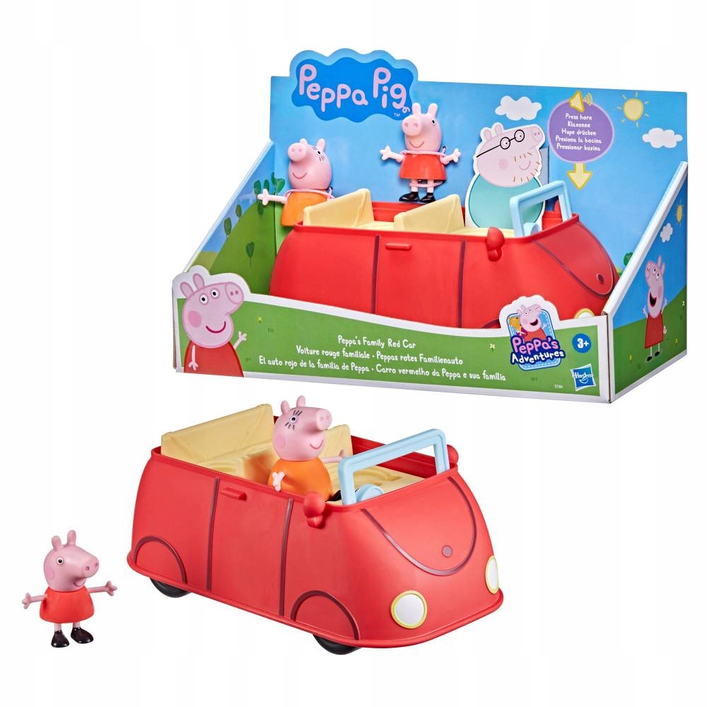 

Hasbro Świnka Peppa Rodzinny Samochód 2 figurki
