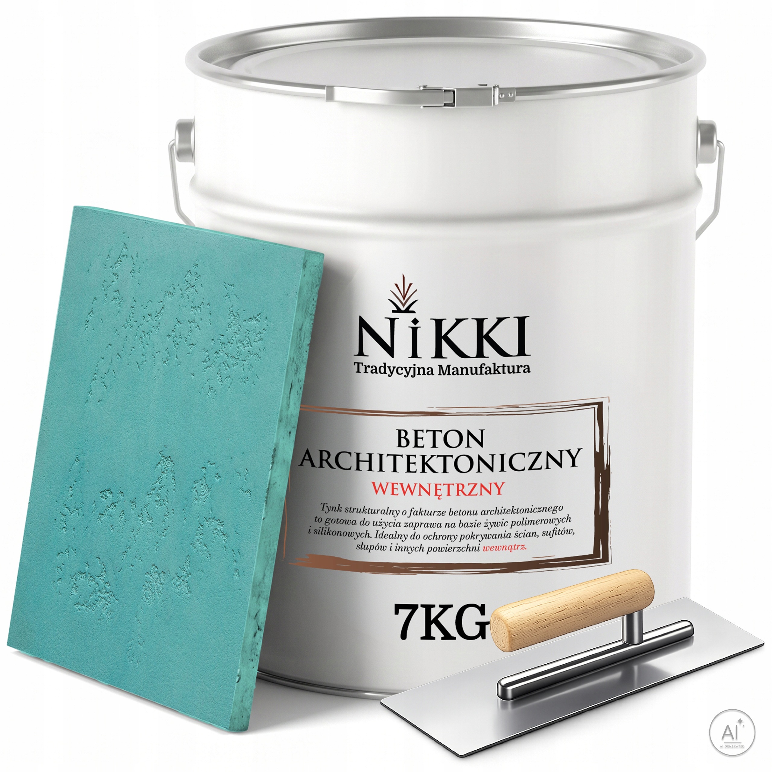 Dekorativní architektonický beton vnitřní 7 kg Tyrkysový H1441 Paca