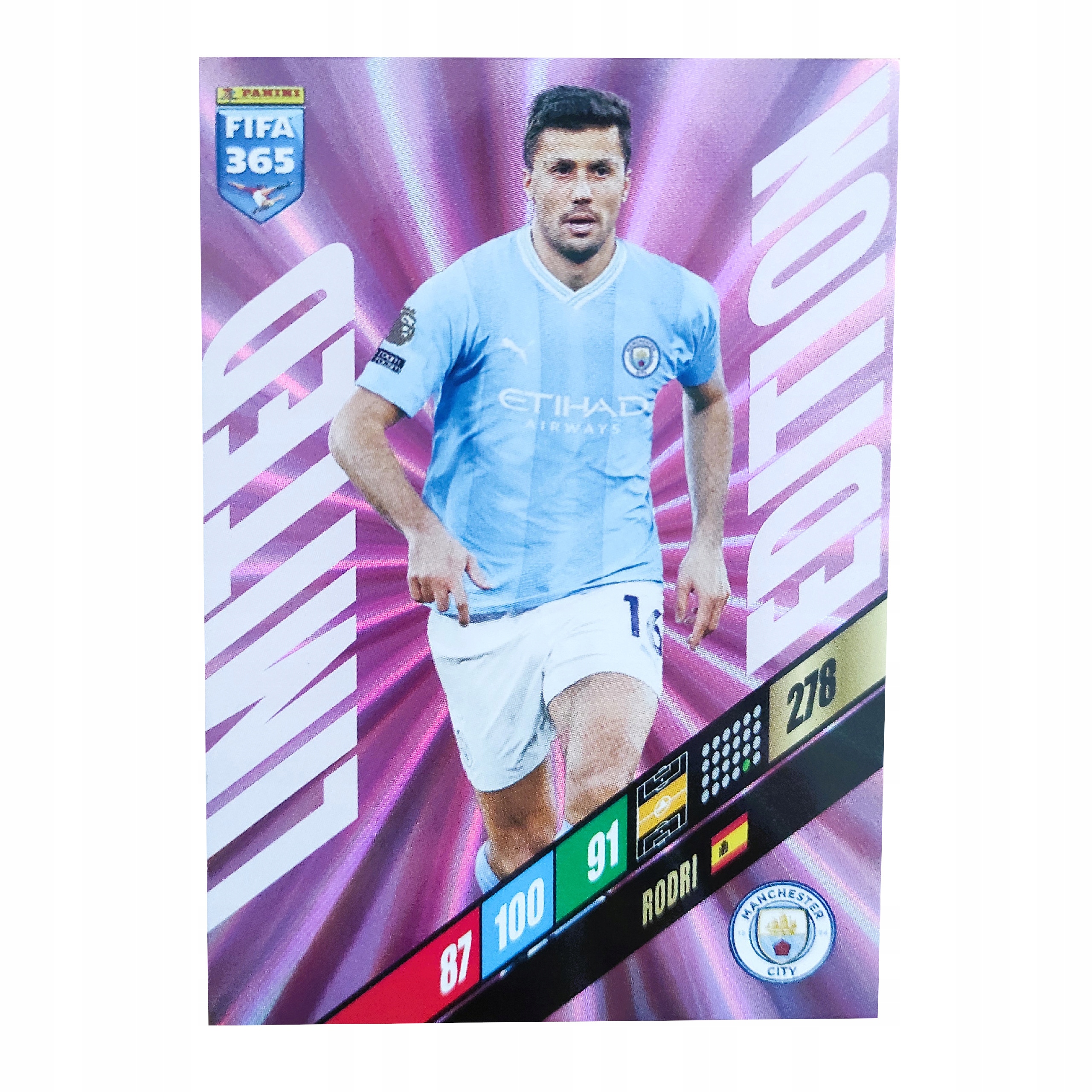 FIFA 365 2024 PANINI KARTA LIMITED EDITION RODRI MANCHESTER CITY
