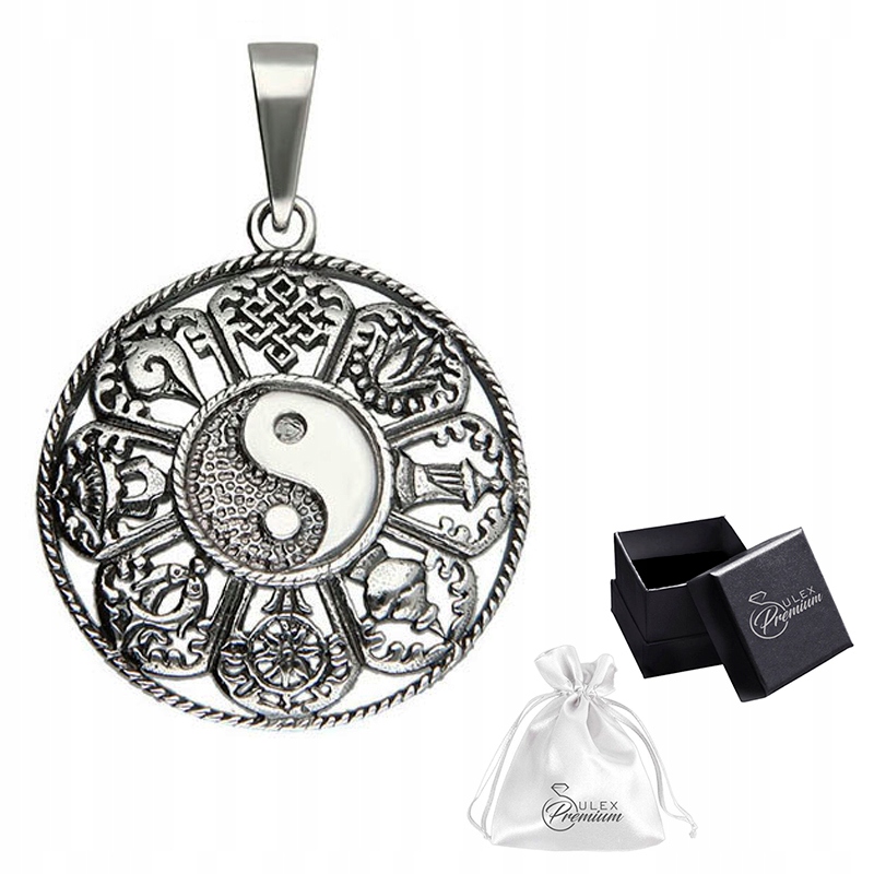 Přívěsek přívěsek stříbrný ryzost 925 Přívěsek Rovnováha Yin Yang